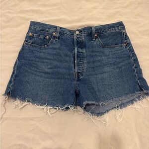 Levi's Blue Jean Shorts